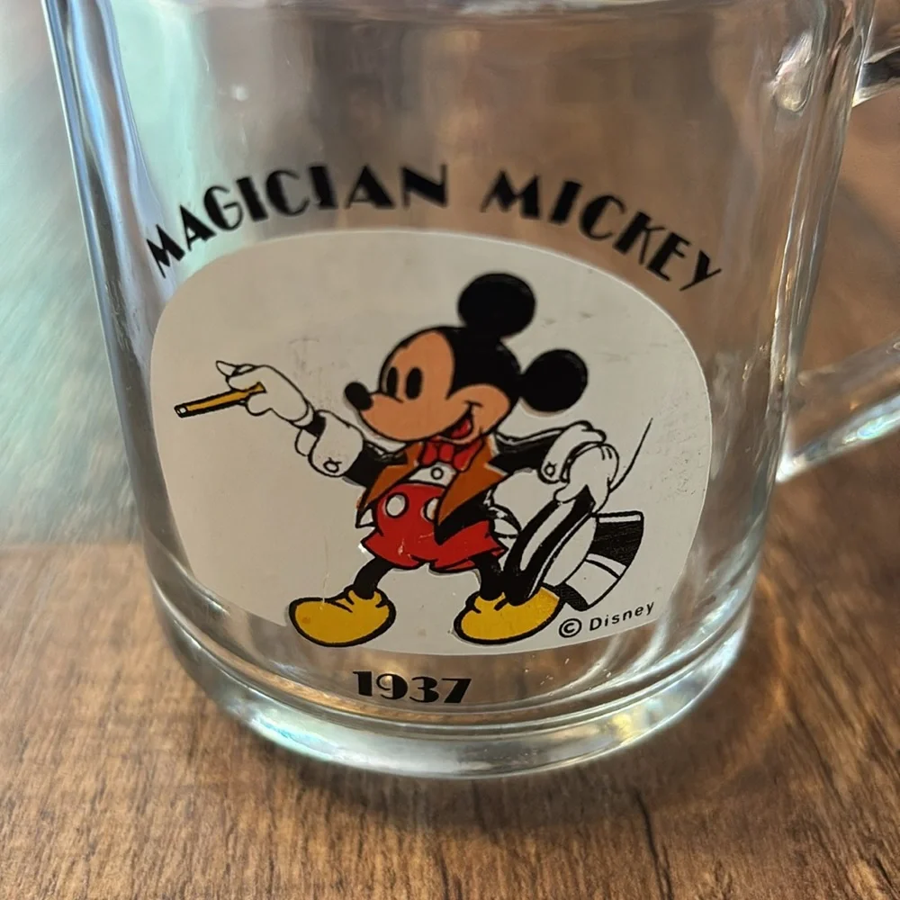 Anchor Hocking Disney Magician Mickey Clear Mug - Picture 3 of 5